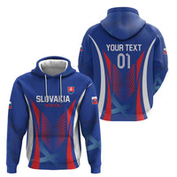 Custom Slovakia 2024 Football Hoodie Slovenska Sokoli - Wonder Print Shop