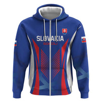 Custom Slovakia 2024 Football Hoodie Slovenska Sokoli - Wonder Print Shop