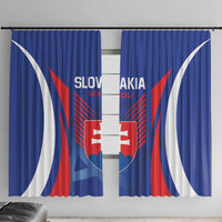 Slovakia 2024 Football Window Curtain Slovenska Sokoli - Wonder Print Shop