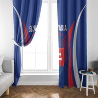 Slovakia 2024 Football Window Curtain Slovenska Sokoli - Wonder Print Shop