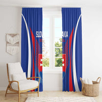 Slovakia 2024 Football Window Curtain Slovenska Sokoli - Wonder Print Shop