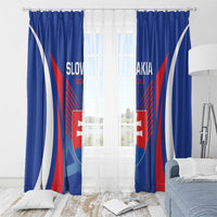 Slovakia 2024 Football Window Curtain Slovenska Sokoli - Wonder Print Shop