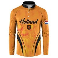 Custom Holland 2026 World Football Button Sweatshirt Oranje Go Champions