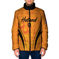 Custom Holland 2026 World Football Padded Jacket Oranje Go Champions