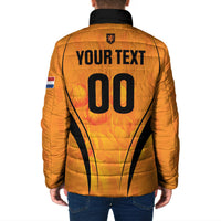 Custom Holland 2026 World Football Padded Jacket Oranje Go Champions