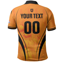 Custom Holland 2026 World Football Polo Shirt Oranje Go Champions