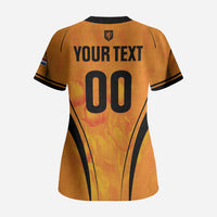 Custom Holland 2026 World Football Scrub Top Oranje Go Champions