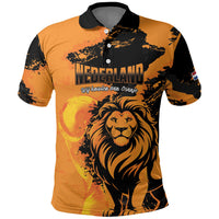 Custom Nederland 2026 World Football Polo Shirt Oranje Lions Go Champions