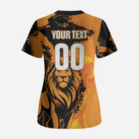 Custom Nederland 2026 World Football Scrub Top Oranje Lions Go Champions