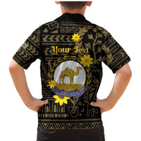 Enkutatash Eritrea New Year Family Matching Mermaid Dress and Hawaiian Shirt Eritrean Camel African Pattern - Wonder Print Shop