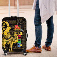 Enkutatash Eritrea New Year Luggage Cover Eritrean Camel African Pattern - Wonder Print Shop