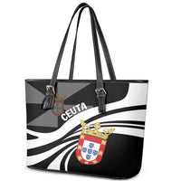 Ceuta Day Leather Tote Bag Dia de Ceuta 2024 - Wonder Print Shop