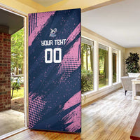 Custom Rugby Bermuda Door Cover Our Team Go Champions - Wonder Print Shop