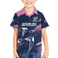 Custom Rugby Bermuda Family Matching Off Shoulder Short Dress and Hawaiian Shirt Our Team Go Champions - Wonder Print Shop