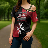 Personalised Malta Jum l-Indipendenza Cross Shoulder Shirt September 21st