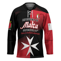 Personalised Malta Jum l-Indipendenza Hockey Jersey September 21st
