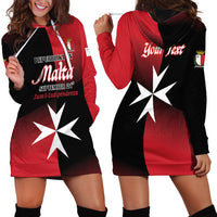 Personalised Malta Jum l-Indipendenza Hoodie Dress September 21st