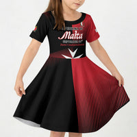 Personalised Malta Jum l-Indipendenza Kid Short Sleeve Dress September 21st