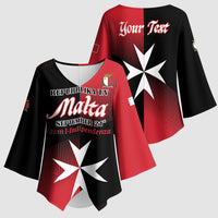 Personalised Malta Jum l-Indipendenza Kimono Sleeve Blouse September 21st