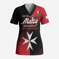 Personalised Malta Jum l-Indipendenza Scrub Top September 21st