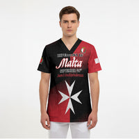 Personalised Malta Jum l-Indipendenza Scrub Top September 21st