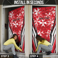 Personalised Repubblika ta Malta Door Cover Dynamic Style