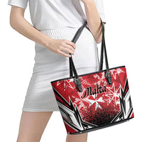 Repubblika ta Malta Leather Tote Bag Dynamic Style