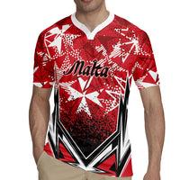 Personalised Repubblika ta Malta Rugby Jersey Dynamic Style