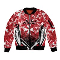 Personalised Repubblika ta Malta Sleeve Zip Bomber Jacket Dynamic Style