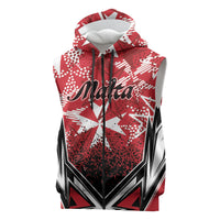 Personalised Repubblika ta Malta Sleeveless Zip Hoodie Dynamic Style