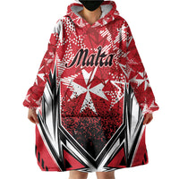 Personalised Repubblika ta Malta Wearable Blanket Hoodie Dynamic Style