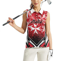 Personalised Repubblika ta Malta Women Sleeveless Polo Shirt Dynamic Style