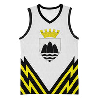 Personalised Malta Gozo Island Basketball Jersey Flag Inspired