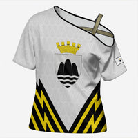 Personalised Malta Gozo Island Cross Shoulder Shirt Flag Inspired