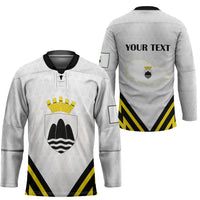 Personalised Malta Gozo Island Hockey Jersey Flag Inspired