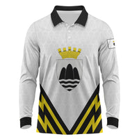 Personalised Malta Gozo Island Long Sleeve Polo Shirt Flag Inspired