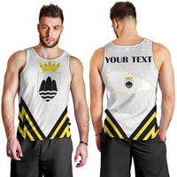 Personalised Malta Gozo Island Men Tank Top Flag Inspired