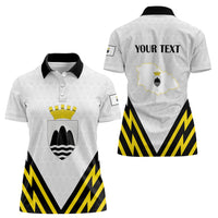 Personalised Malta Gozo Island Women Polo Shirt Flag Inspired