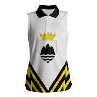 Personalised Malta Gozo Island Women Sleeveless Polo Shirt Flag Inspired