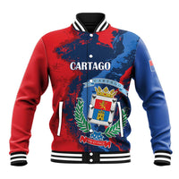 Personalized Costa Rica Cartago Province Baseball Jacket Brumosos Hometown - Wonder Print Shop