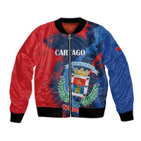 Personalized Costa Rica Cartago Province Bomber Jacket Brumosos Hometown - Wonder Print Shop