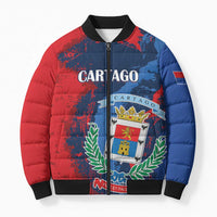 Personalized Costa Rica Cartago Province Bomber Puffer Jacket Brumosos Hometown - Wonder Print Shop