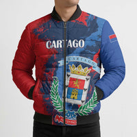 Personalized Costa Rica Cartago Province Bomber Puffer Jacket Brumosos Hometown - Wonder Print Shop