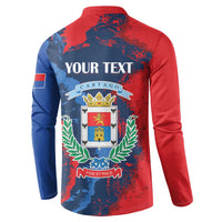 Personalized Costa Rica Cartago Province Button Sweatshirt Brumosos Hometown - Wonder Print Shop