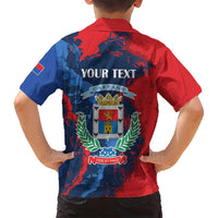Personalized Costa Rica Cartago Province Family Matching Off Shoulder Short Dress and Hawaiian Shirt Brumosos Hometown - Wonder Print Shop