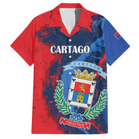 Personalized Costa Rica Cartago Province Family Matching Off Shoulder Short Dress and Hawaiian Shirt Brumosos Hometown - Wonder Print Shop