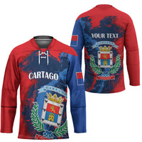 Personalized Costa Rica Cartago Province Hockey Jersey Brumosos Hometown - Wonder Print Shop