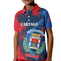 Personalized Costa Rica Cartago Province Kid Polo Shirt Brumosos Hometown - Wonder Print Shop