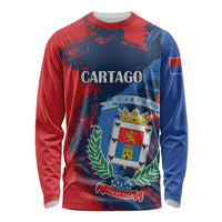 Personalized Costa Rica Cartago Province Long Sleeve Shirt Brumosos Hometown - Wonder Print Shop