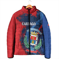 Personalized Costa Rica Cartago Province Padded Jacket Brumosos Hometown - Wonder Print Shop